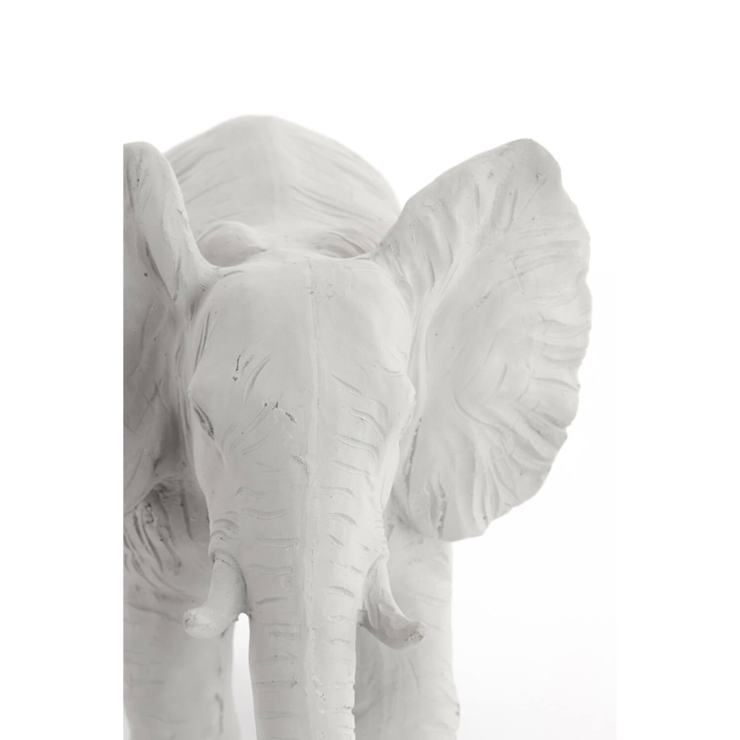 Elephant Ornament- Cream Finish