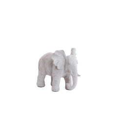 Elephant Ornament- Cream Finish