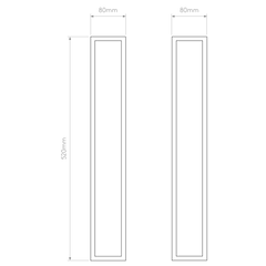 Salerno 520 LED Wall Light