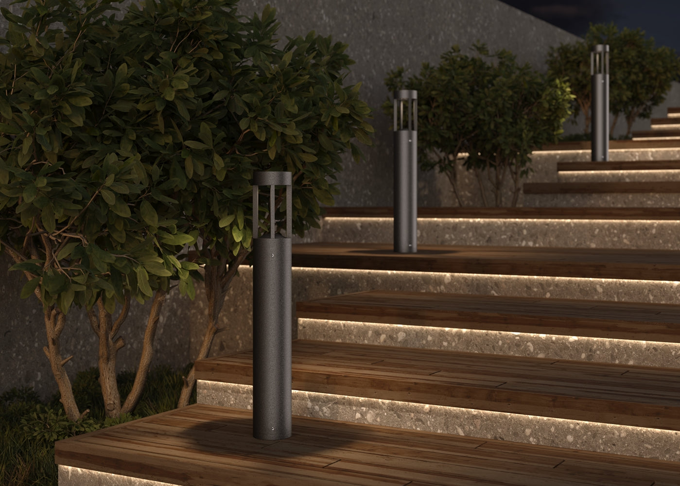 Vint LED Bollard Light 3000K IP65