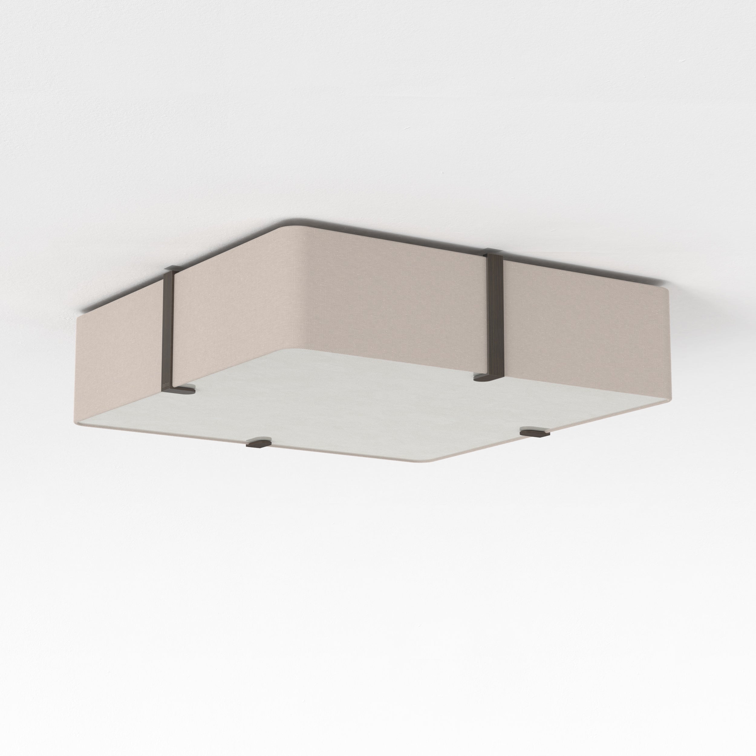 Elba Square 350/500 Shade- White/ Putty Finishes