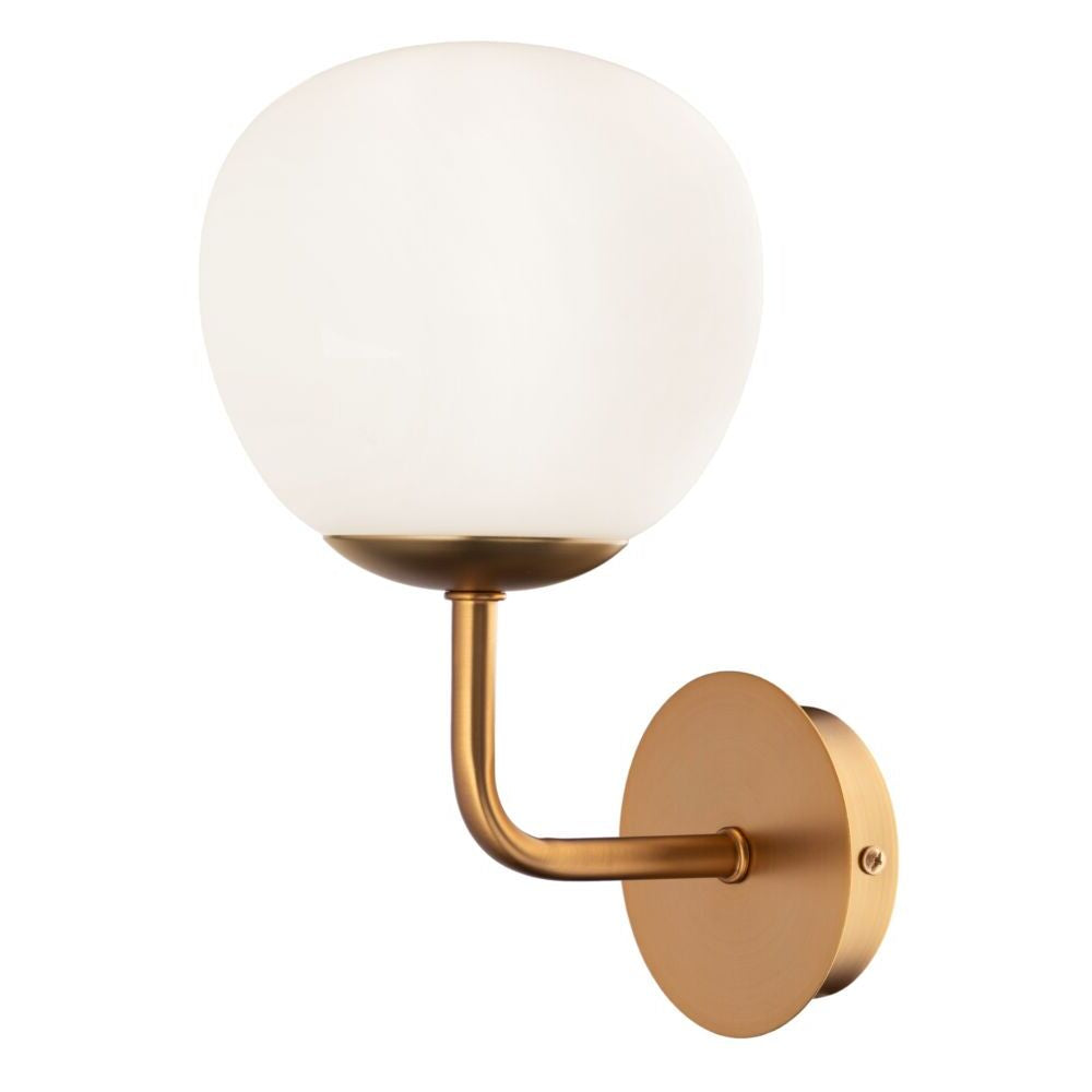 Erich 1Lt Wall Lamp Erich - Brass / Nickel