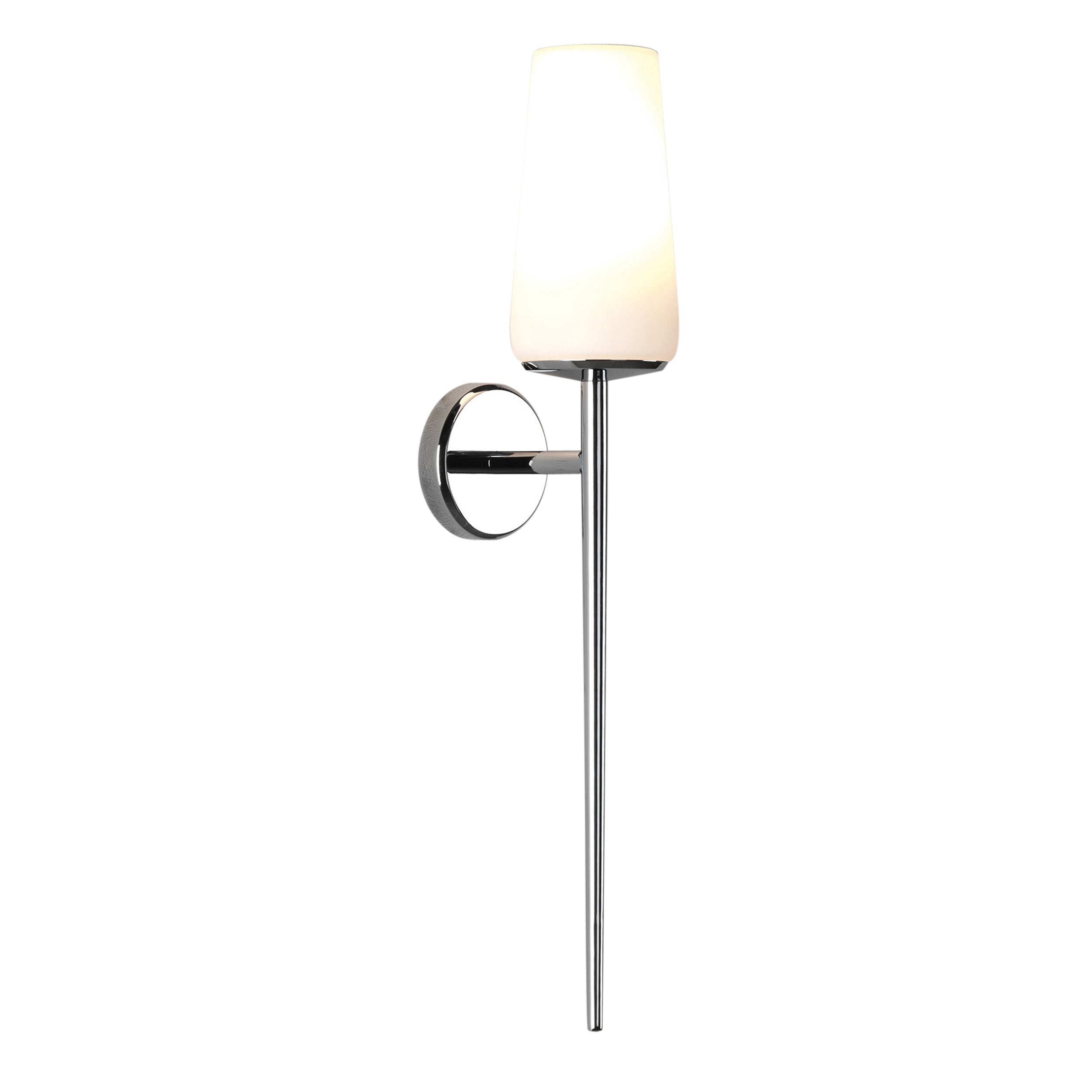 Beauville Bathroom Wall Light- Polished Chrome/ Bronze