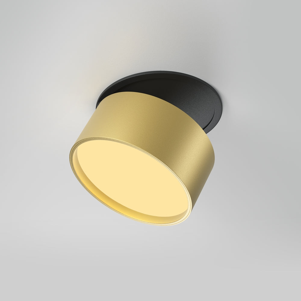Onda Recessed luminaire- Black/ White/ Gold