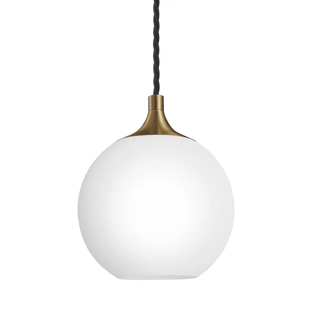 Chelsea Opal Glass Globe Pendant Light- Various Finishes