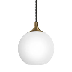 Chelsea Opal Glass Globe Pendant Light- Various Finishes