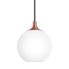 Chelsea Opal Glass Globe Pendant Light- Various Finishes