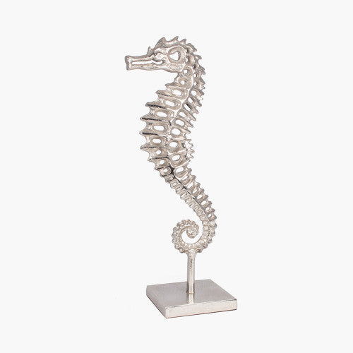 Sea Horse Decoration - Raw Aluminium & Nickel Finish