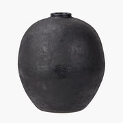 Black Fibrestone Decorative Vase - Small/Large