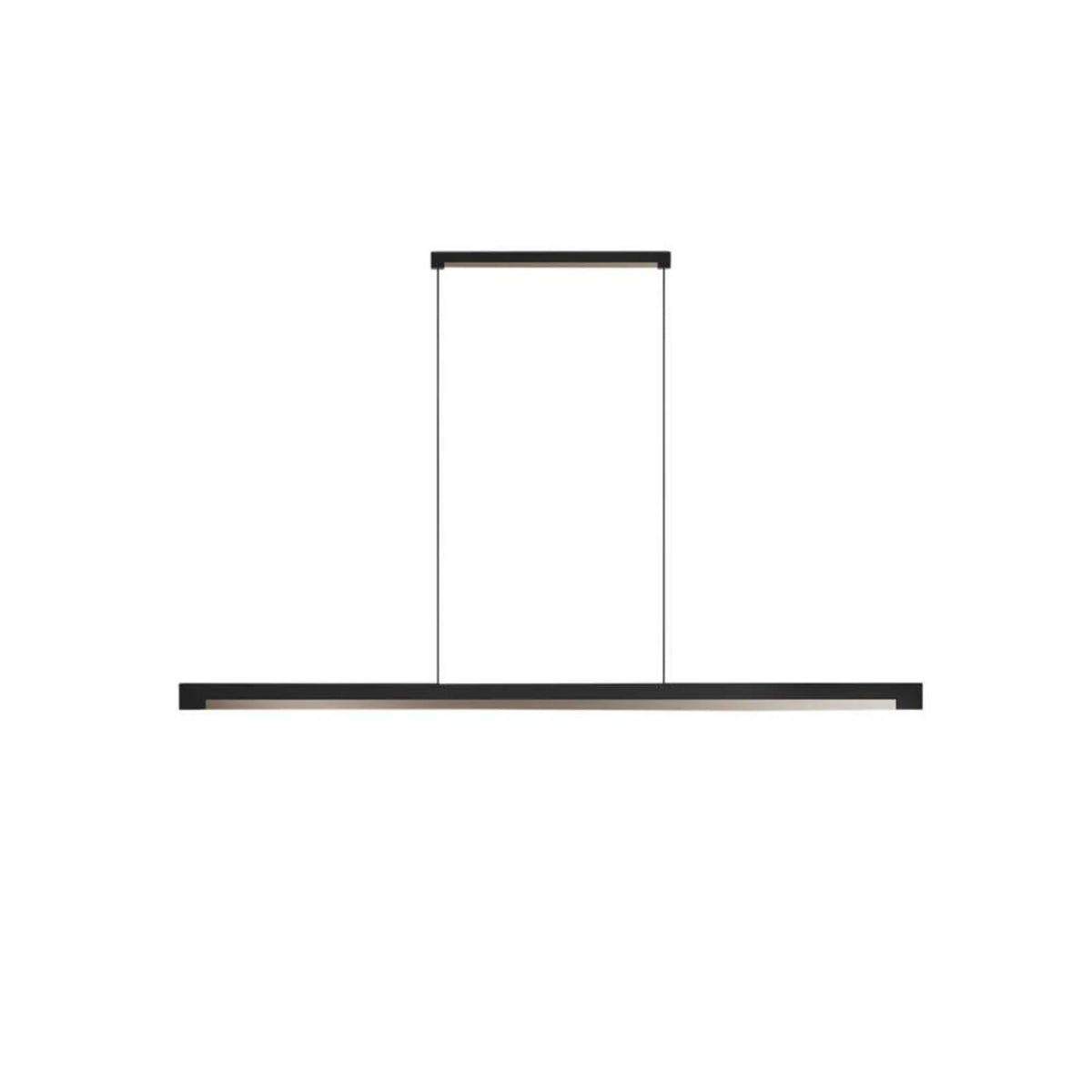Inlay S1400/ S1900  Linear Pendant- Matt Black/Satin Gold & Silver