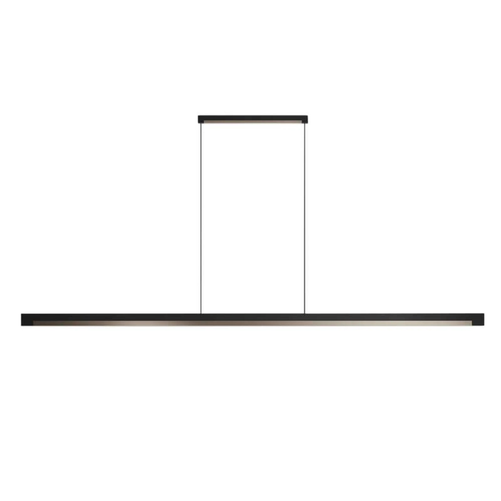 Inlay S1400/ S1900  Linear Pendant- Matt Black/Satin Gold & Silver