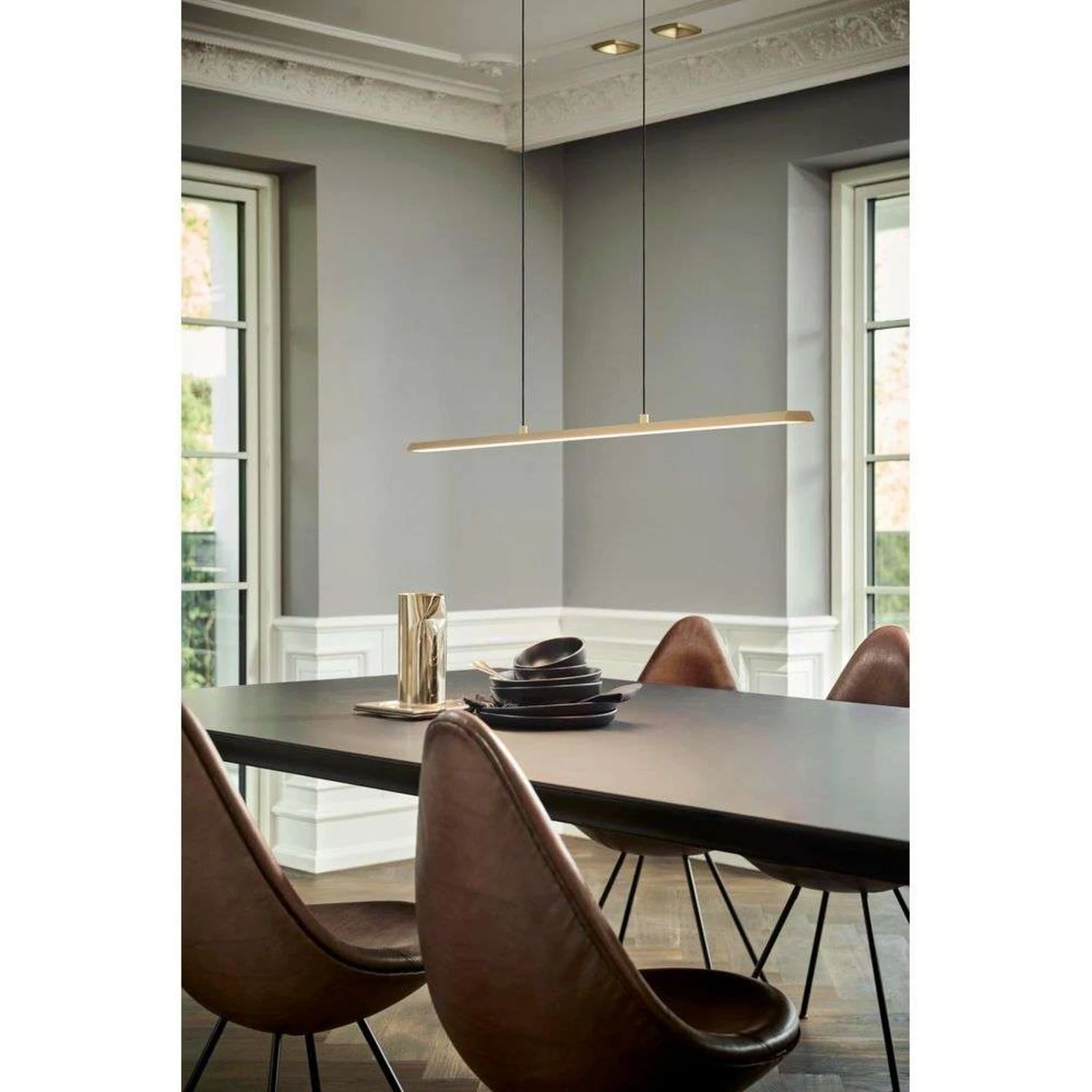 Slim S1200/ S1500/ S1800 Pendant (2700/3000K)- Various Finishes