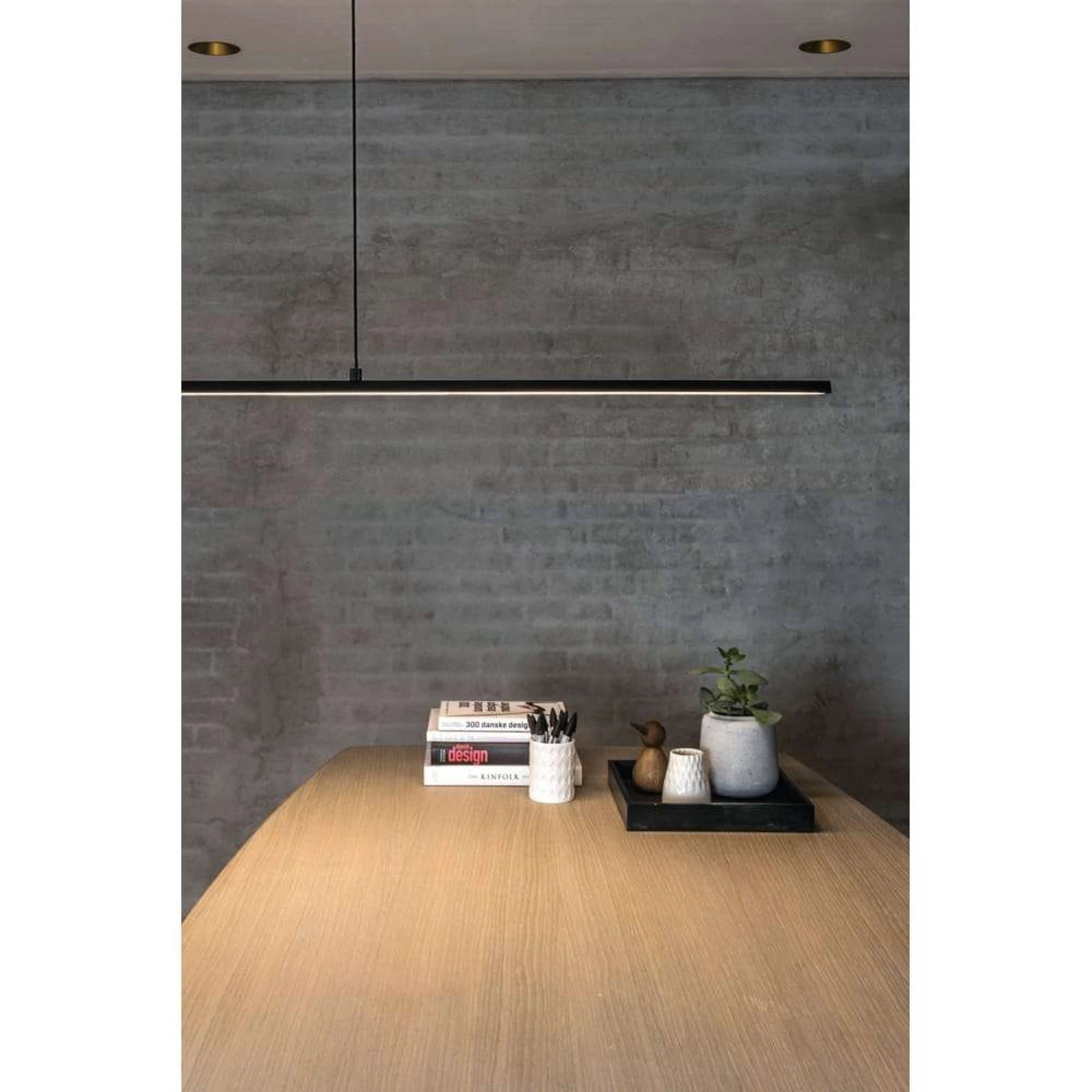 Slim S1200/ S1500/ S1800 Pendant (2700/3000K)- Various Finishes