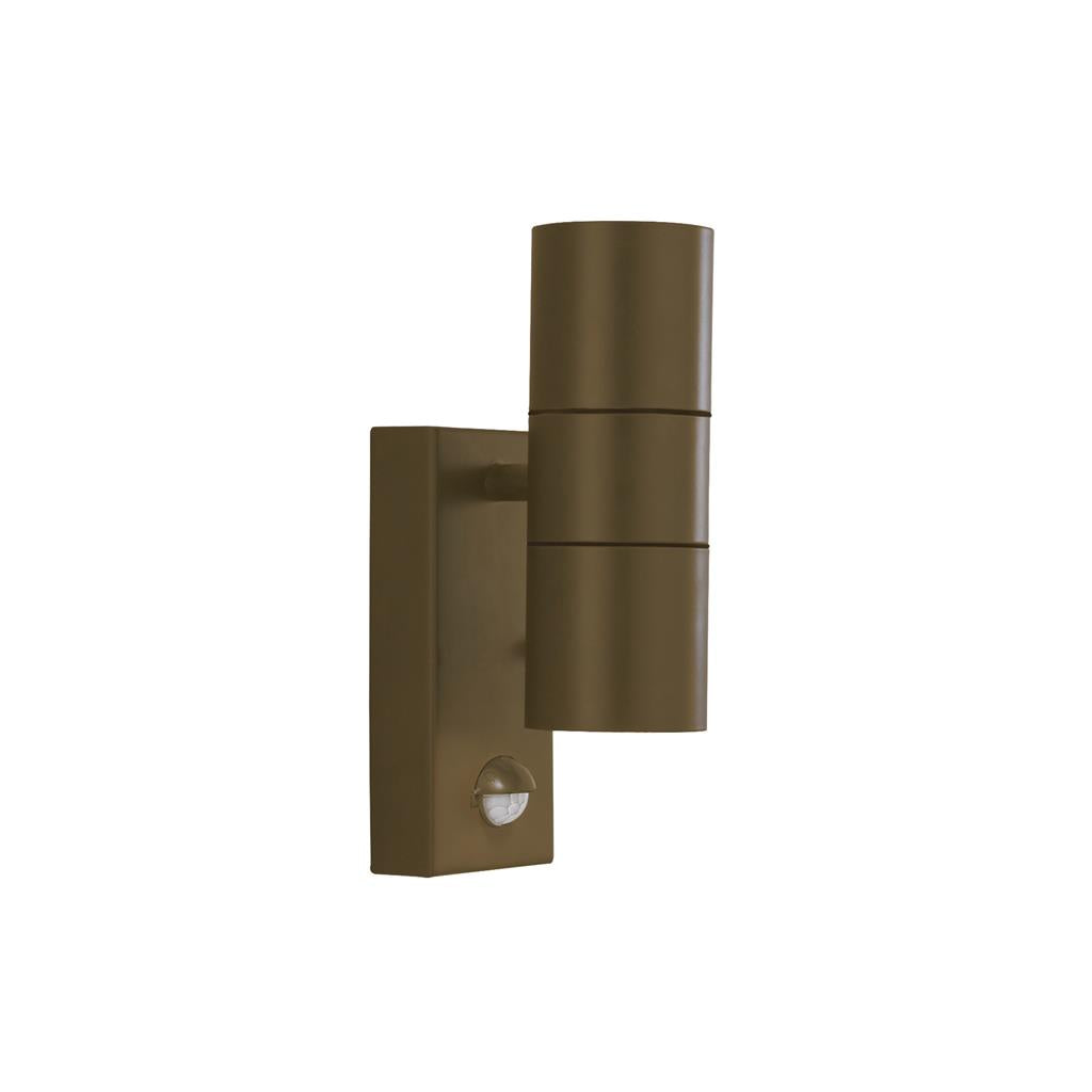 METRO OUTDOOR WALL LIGHT - STAINLESS STEEL METAL & GLASS