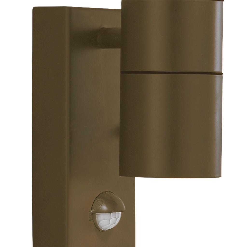 METRO OUTDOOR WALL LIGHT - STAINLESS STEEL METAL & GLASS