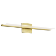 Span 24 Bath Light- Black/Brass Finish