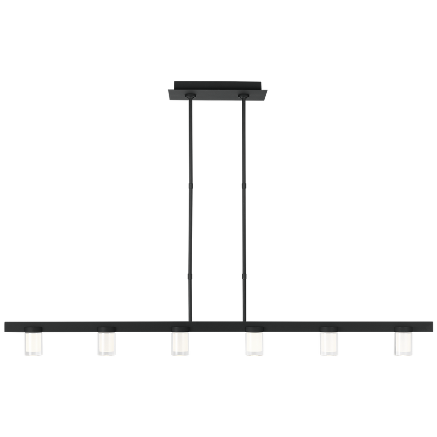 Esfera Large Linear Light- Black/ Brass Finishes