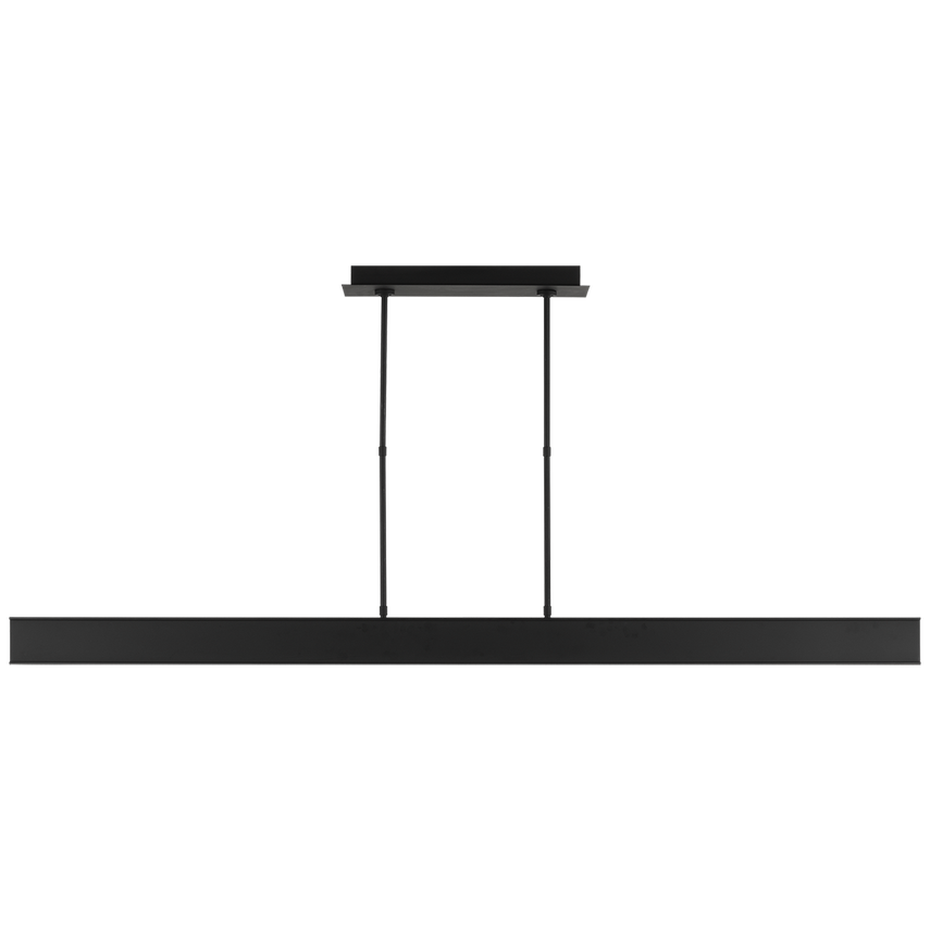 I-Beam 47"/72" Linear Suspension Light- Black/ Brass Finishes