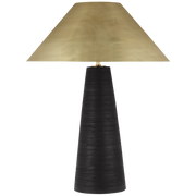 Karam Small/ Large Table Lamp- Black/ Cream Finishes