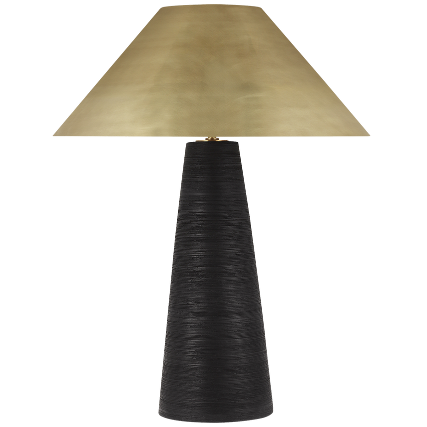 Karam Small/ Large Table Lamp- Black/ Cream Finishes