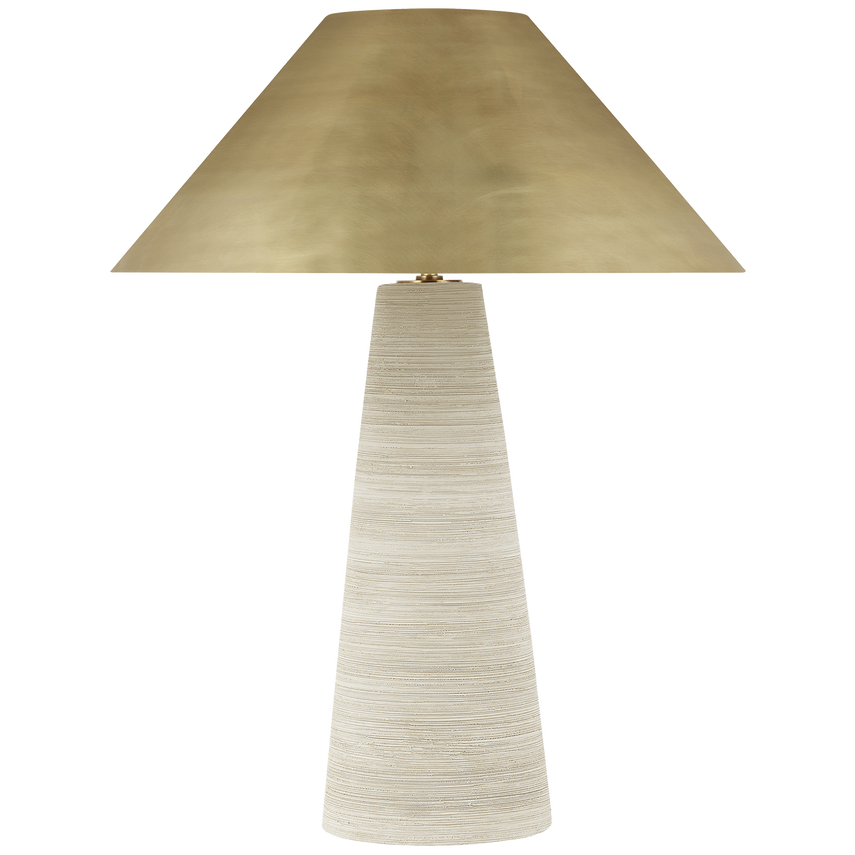 Karam Small/ Large Table Lamp- Black/ Cream Finishes