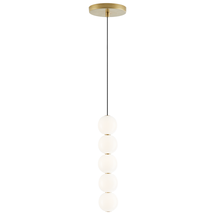 Orbet 5Light Pendant- Brass
