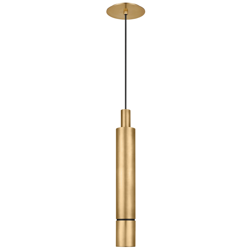 Sottile Pendant Light- Black/ Brass Finishes