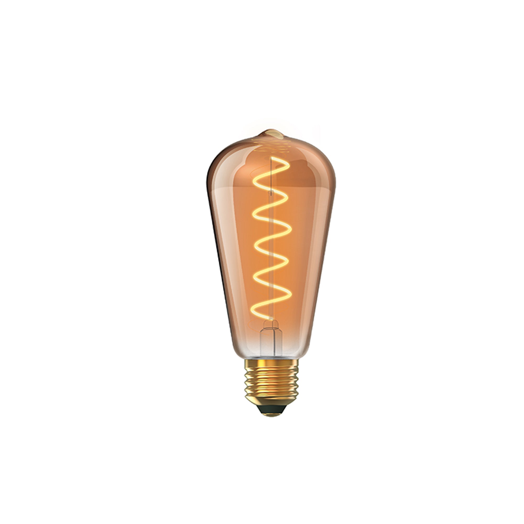 E27 Angular Amber Bulbs- Various Finishes
