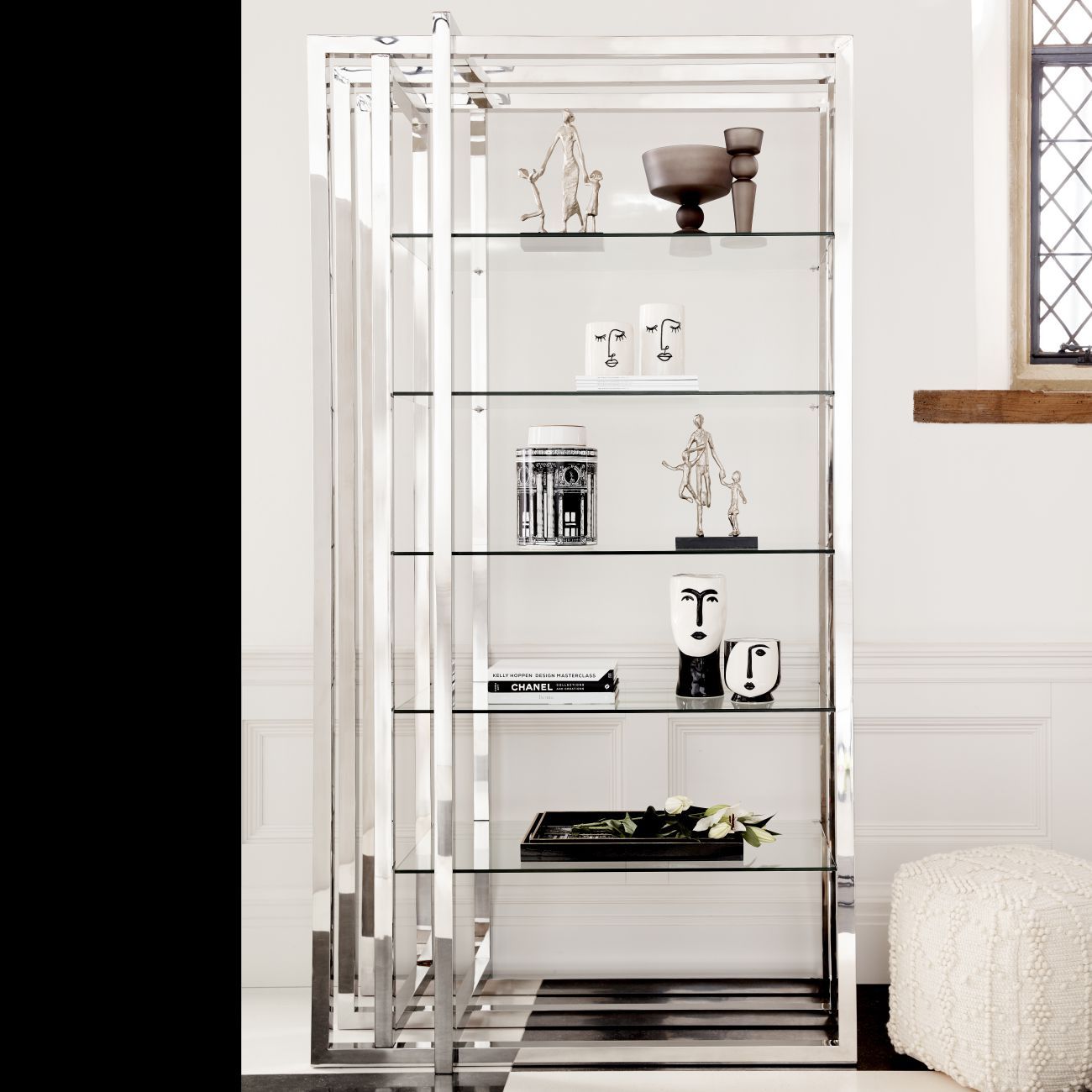 Belgravia Steel and Glass Display Unit