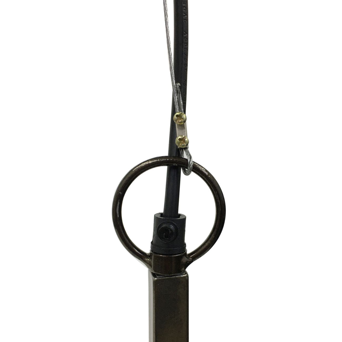 Atrium Single Glass Pendant Met Black Nickel