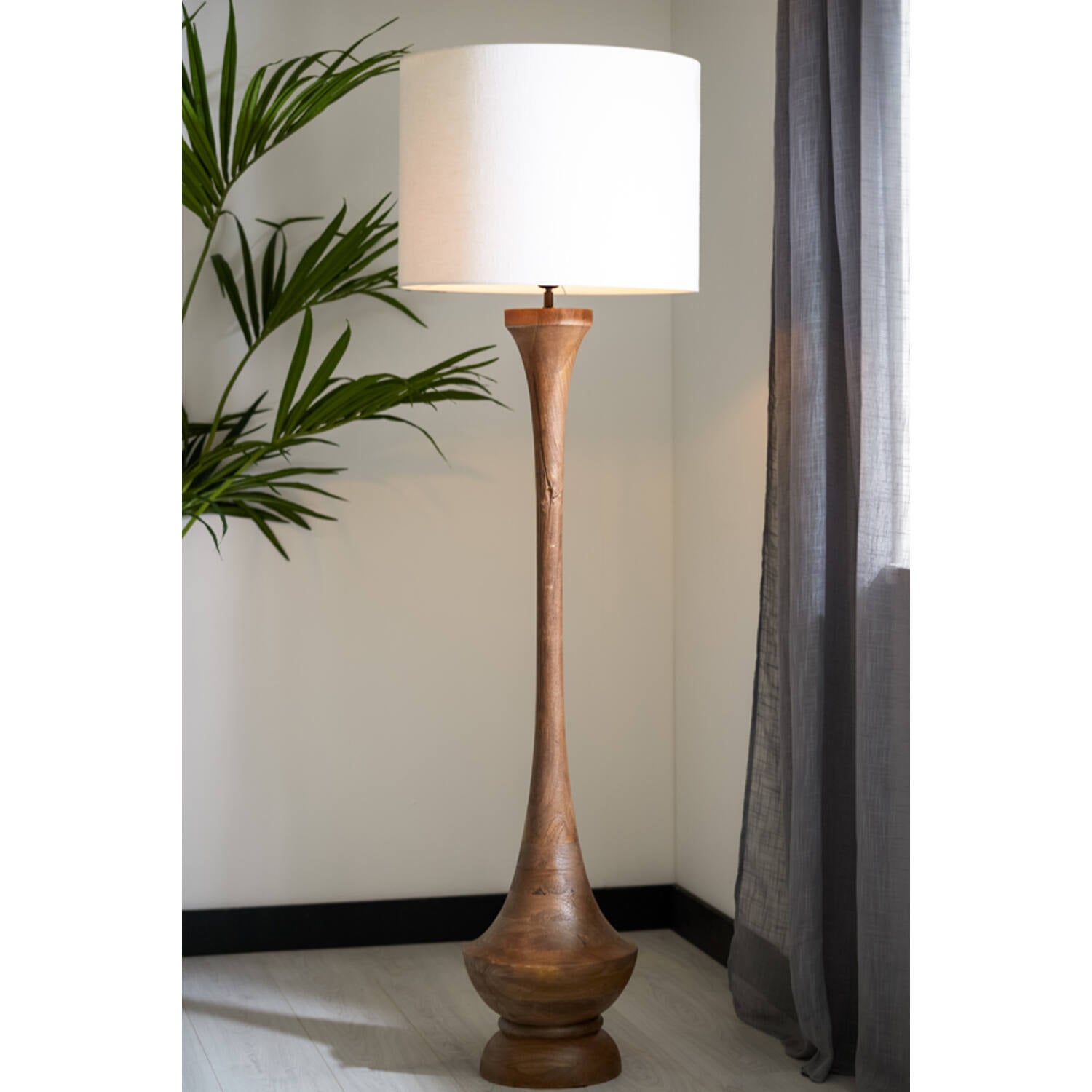 Nicolo Floor lamp Ø30x130cm - Brown