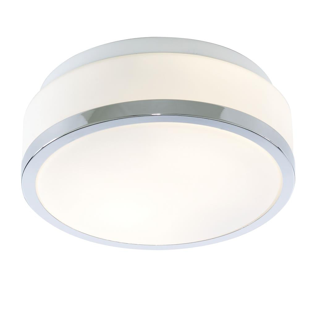 Cheese 2Lt Flush Bathroom Ceiling Light IP44 - Various Sizes & Colours