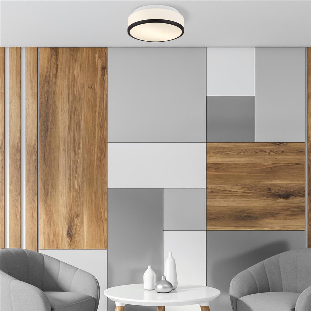 Cheese 2Lt Flush Bathroom Ceiling Light IP44 - Various Sizes & Colours