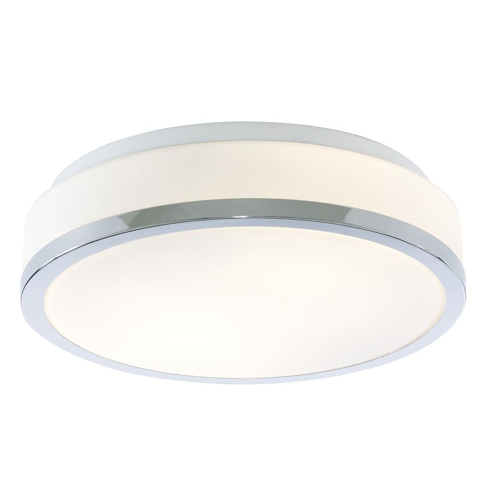 Cheese 2Lt Flush Bathroom Ceiling Light IP44 - Various Sizes & Colours