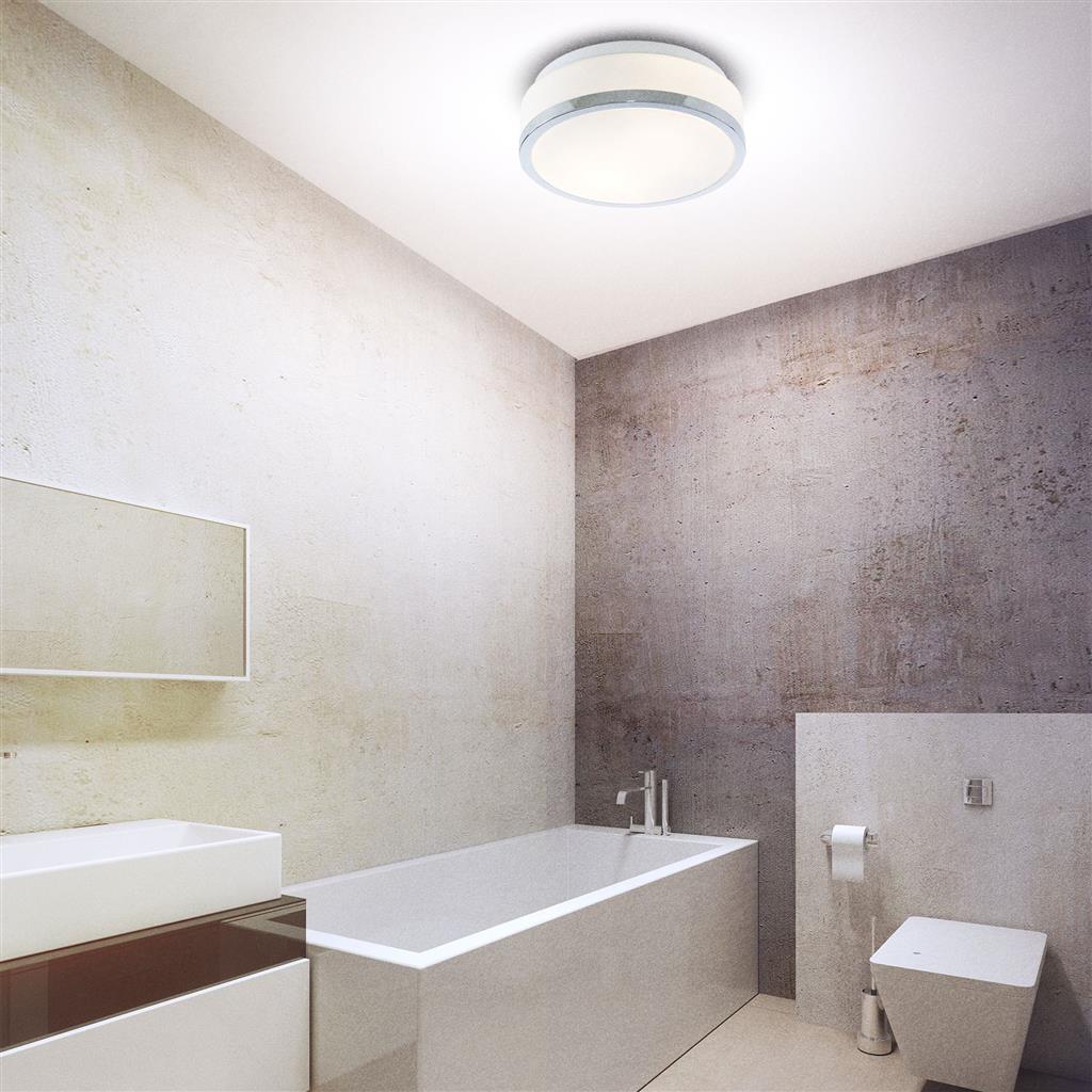 Cheese 2Lt Flush Bathroom Ceiling Light IP44 - Various Sizes & Colours
