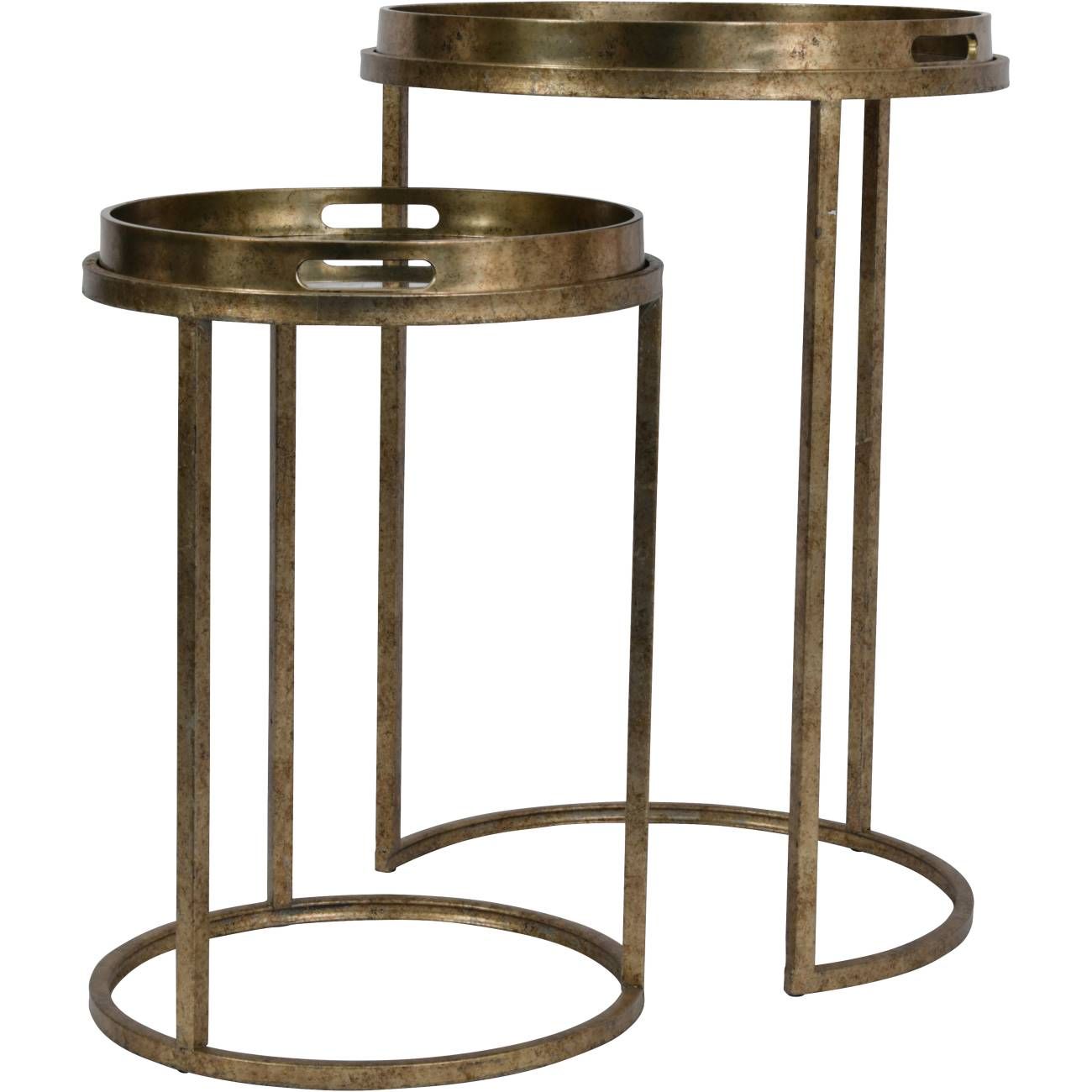 Constellation Map Set of 2 Side Tables - Cusack Lighting