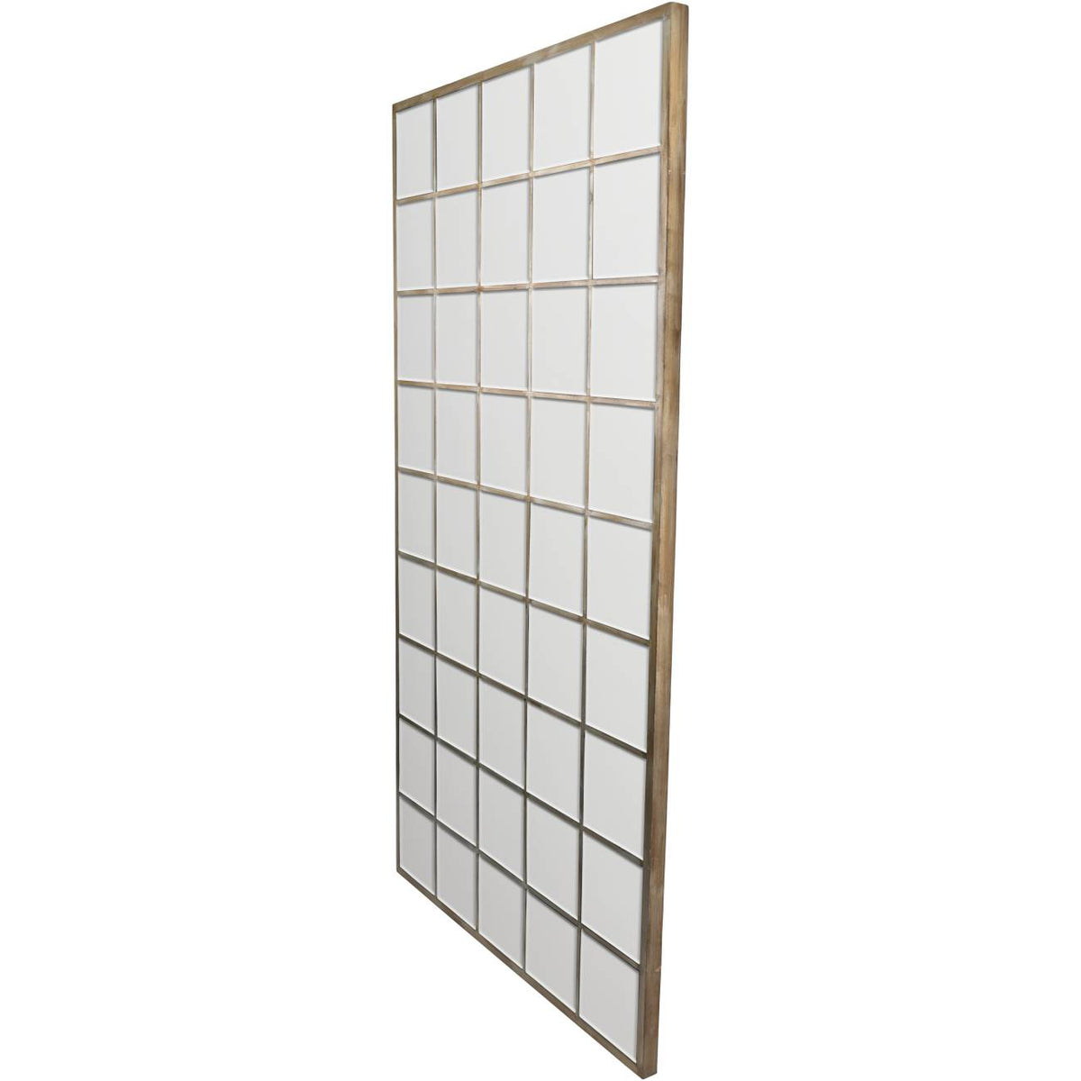 Blakely Floor Standing Cheval Mirror 100x180cm- Black/ Champagne Gold