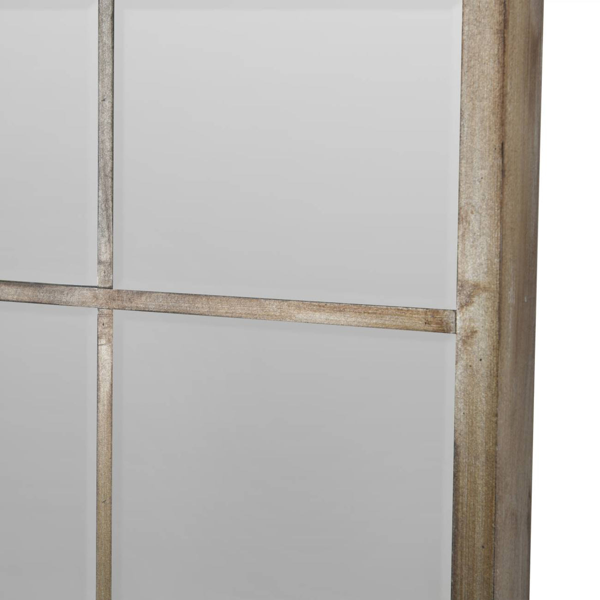 Blakely Floor Standing Cheval Mirror 100x180cm- Black/ Champagne Gold