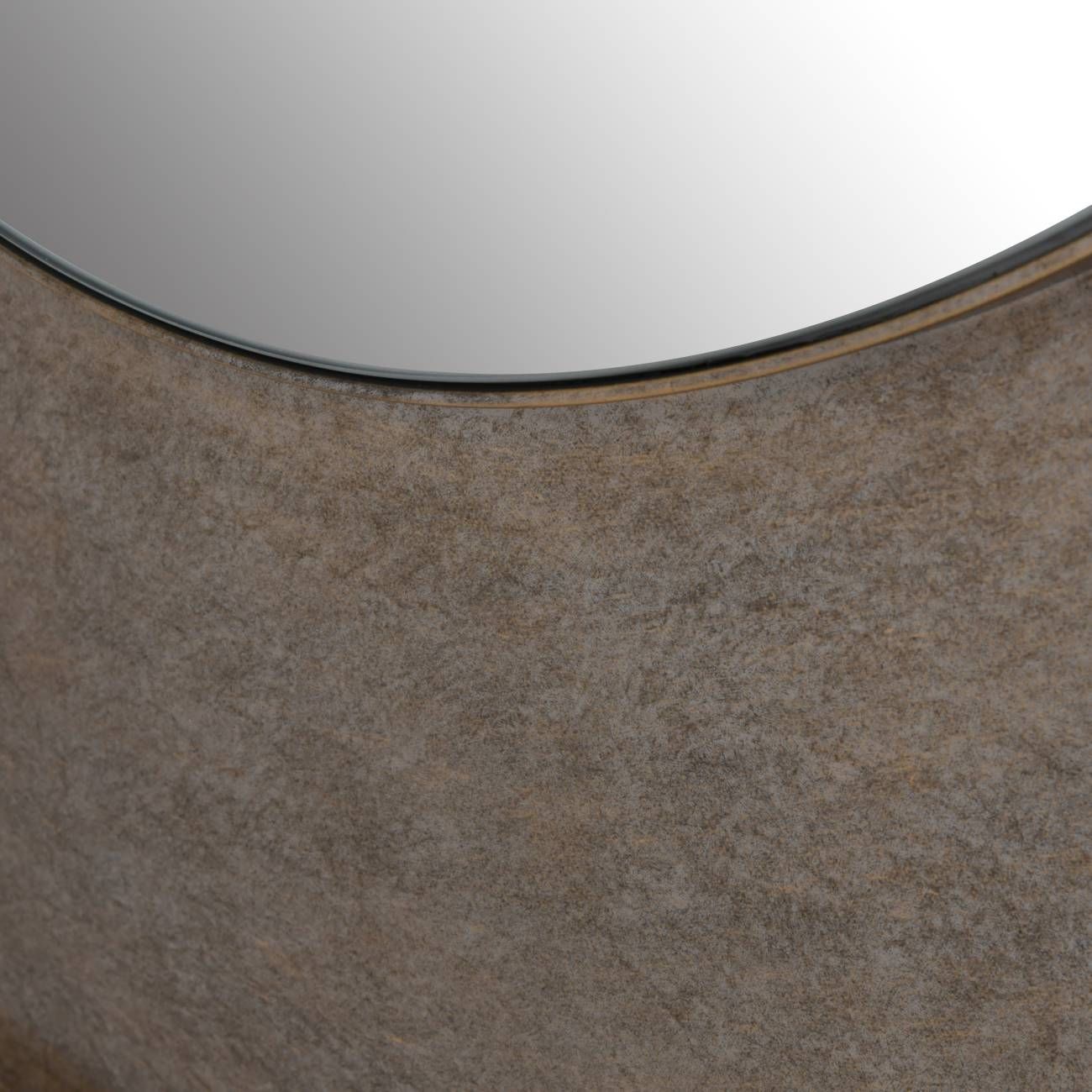 Concentric Circles Iron Mirror Aged Gold - Cusack Lighting