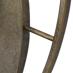 Concentric Circles Iron Mirror Aged Gold - Cusack Lighting