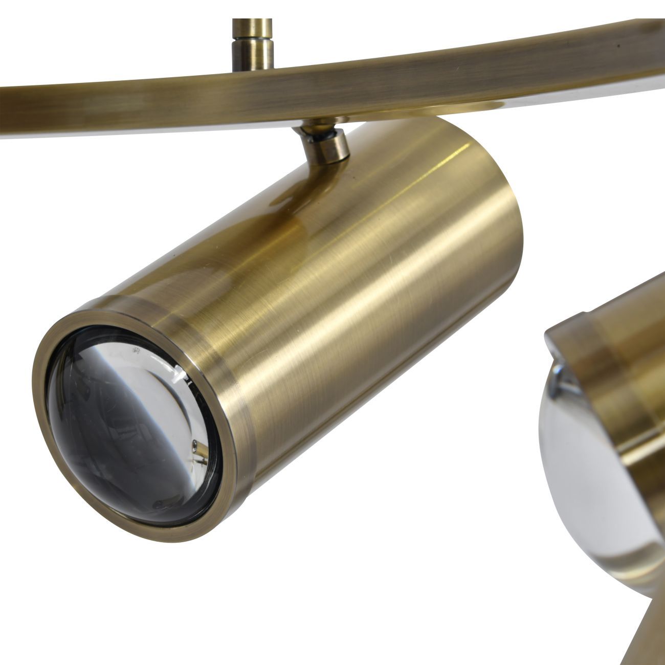 Stukely Eight Spotlight Pendant Lamp - Bronze Finish