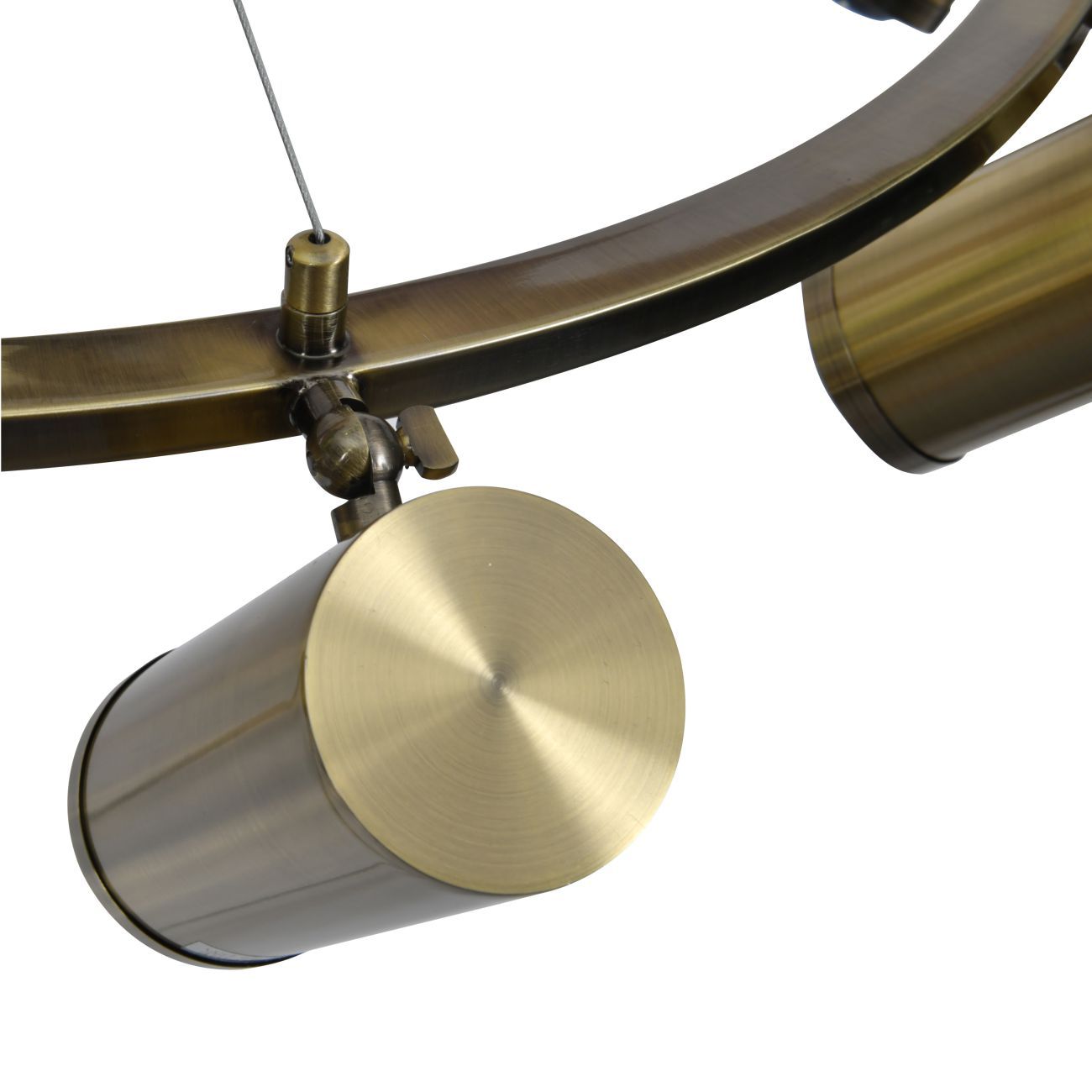 Stukely Eight Spotlight Pendant Lamp - Bronze Finish
