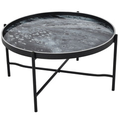 Monochrome Swirl Coffee Table