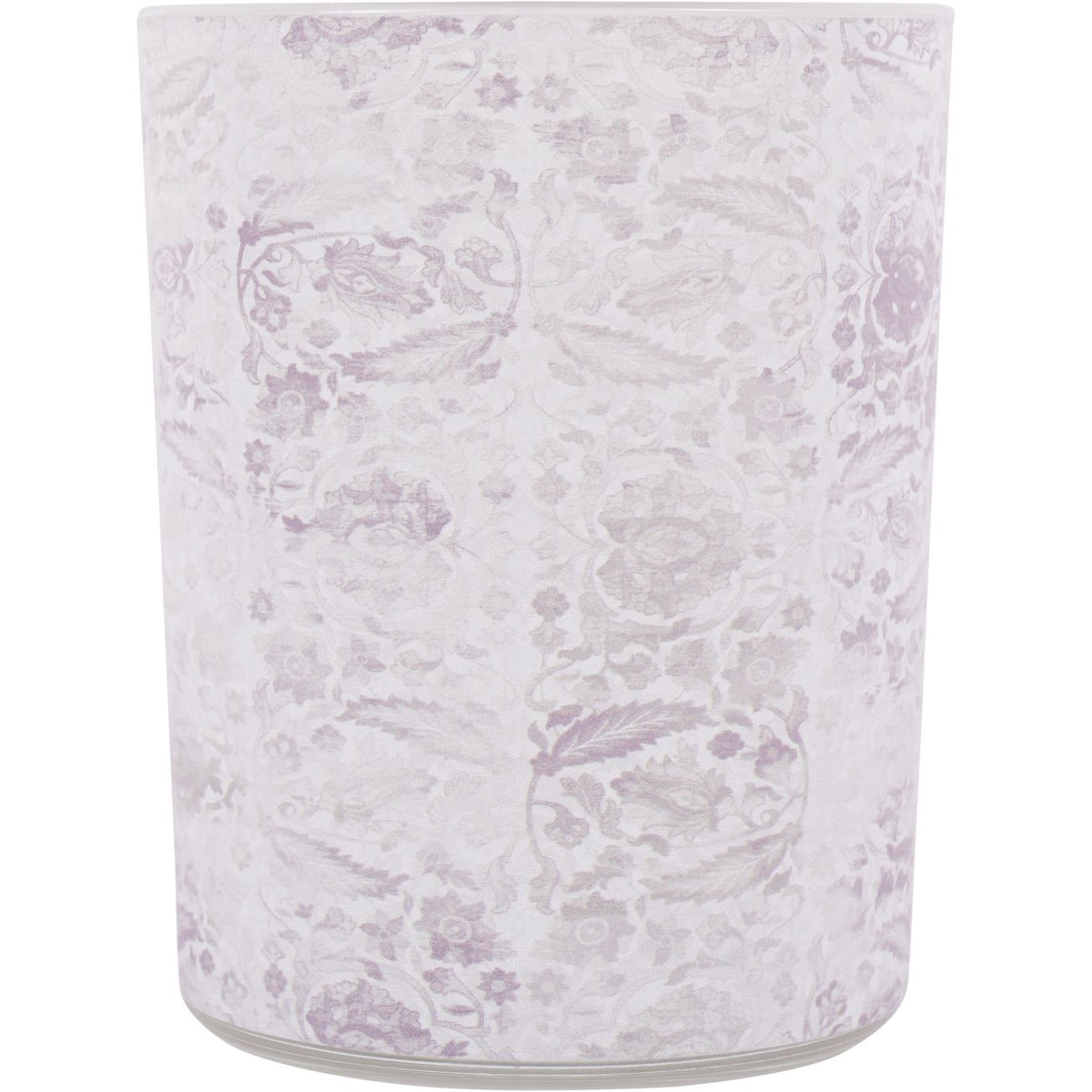 Laura Ashley Frosted Garner Leaf Glass Hurricane