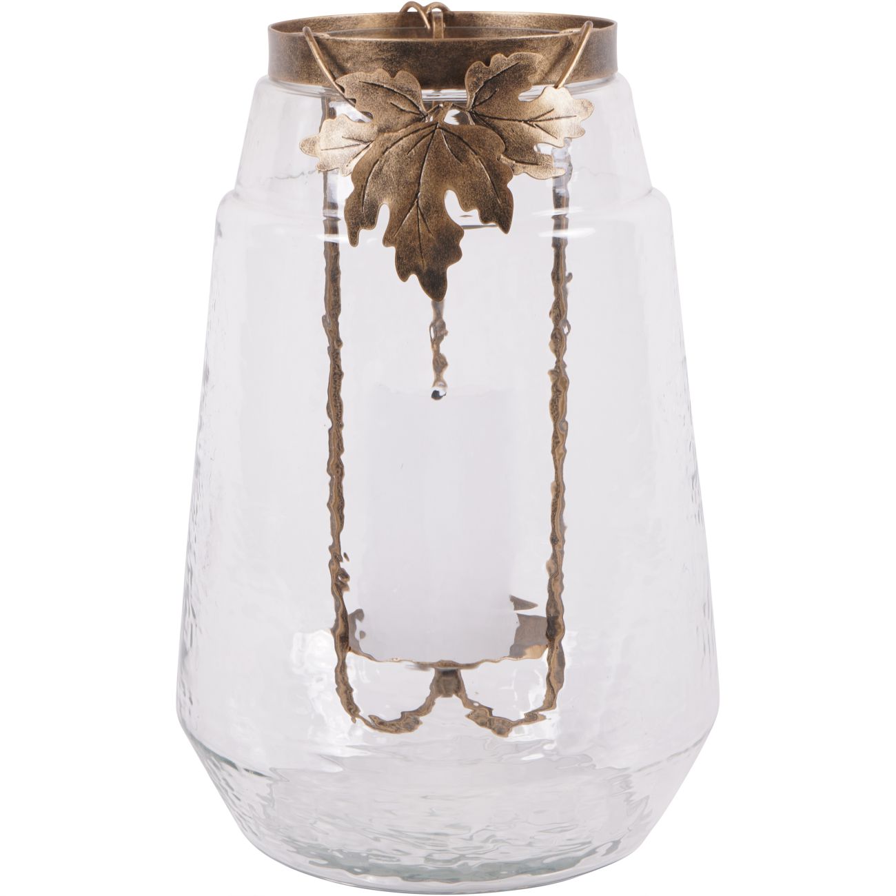 Laura Ashley Large Leaf Bottle Hurricane