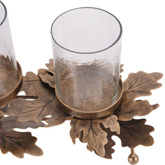 Laura Ashley Corrina Leaf Triple Votive Candleholder