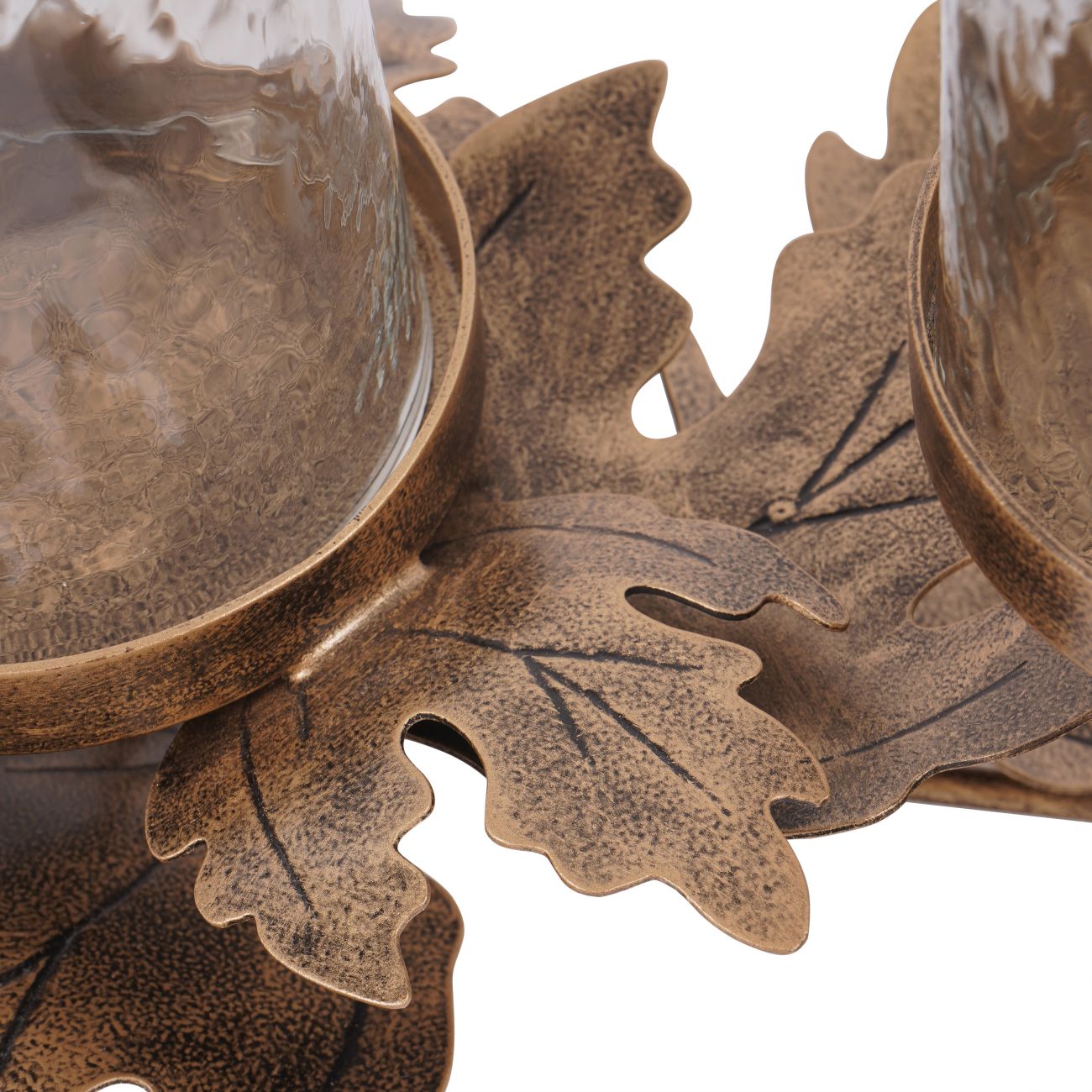 Corrina Leaf Triple Votive Candleholder