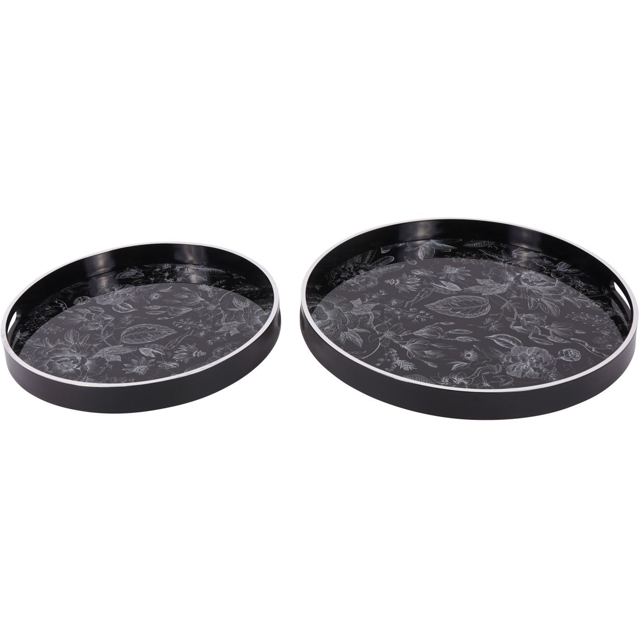 Louise Print Set Of 2 Trays