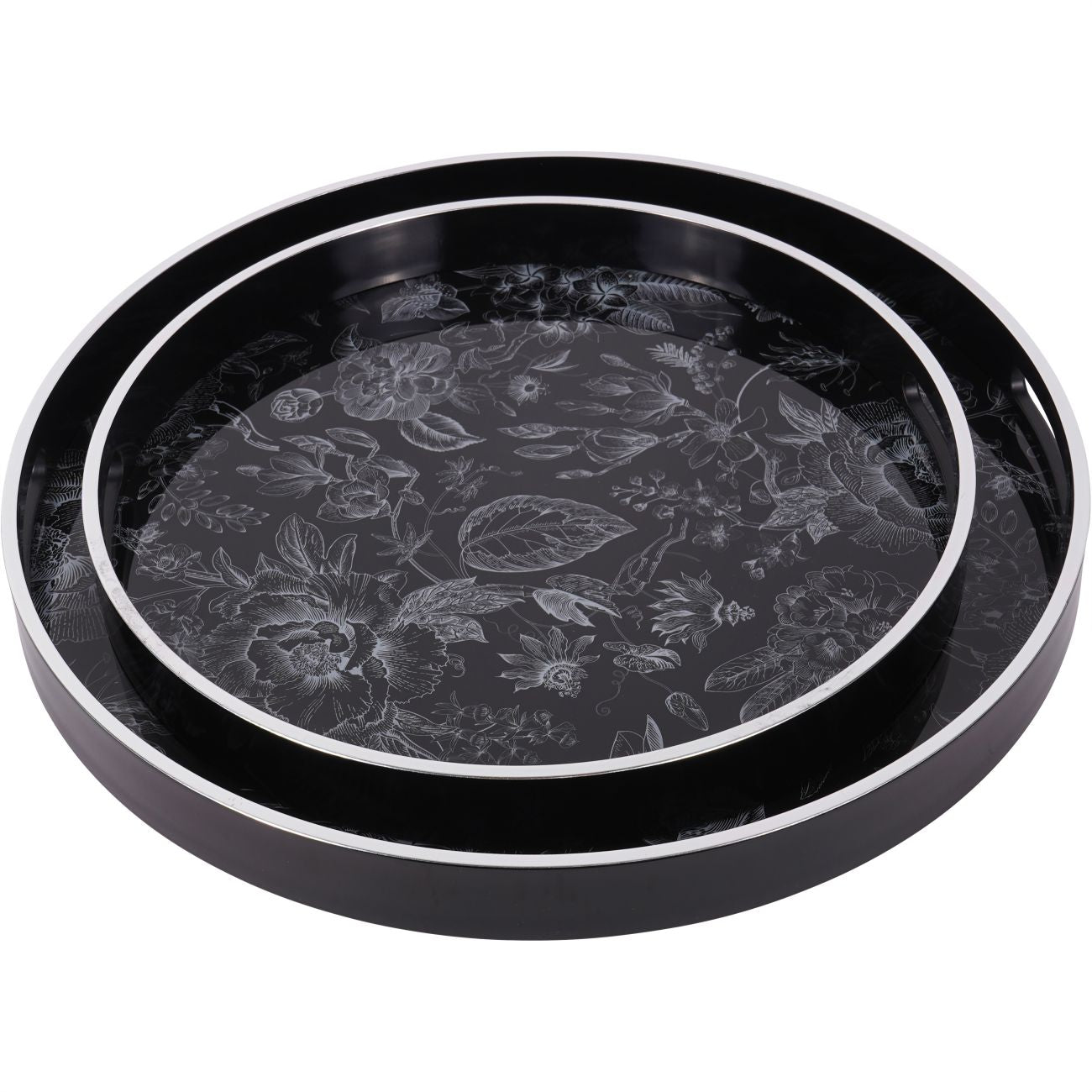 Louise Print Set Of 2 Trays