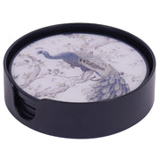 Belvedere Peacock Set Of 4 Coasters